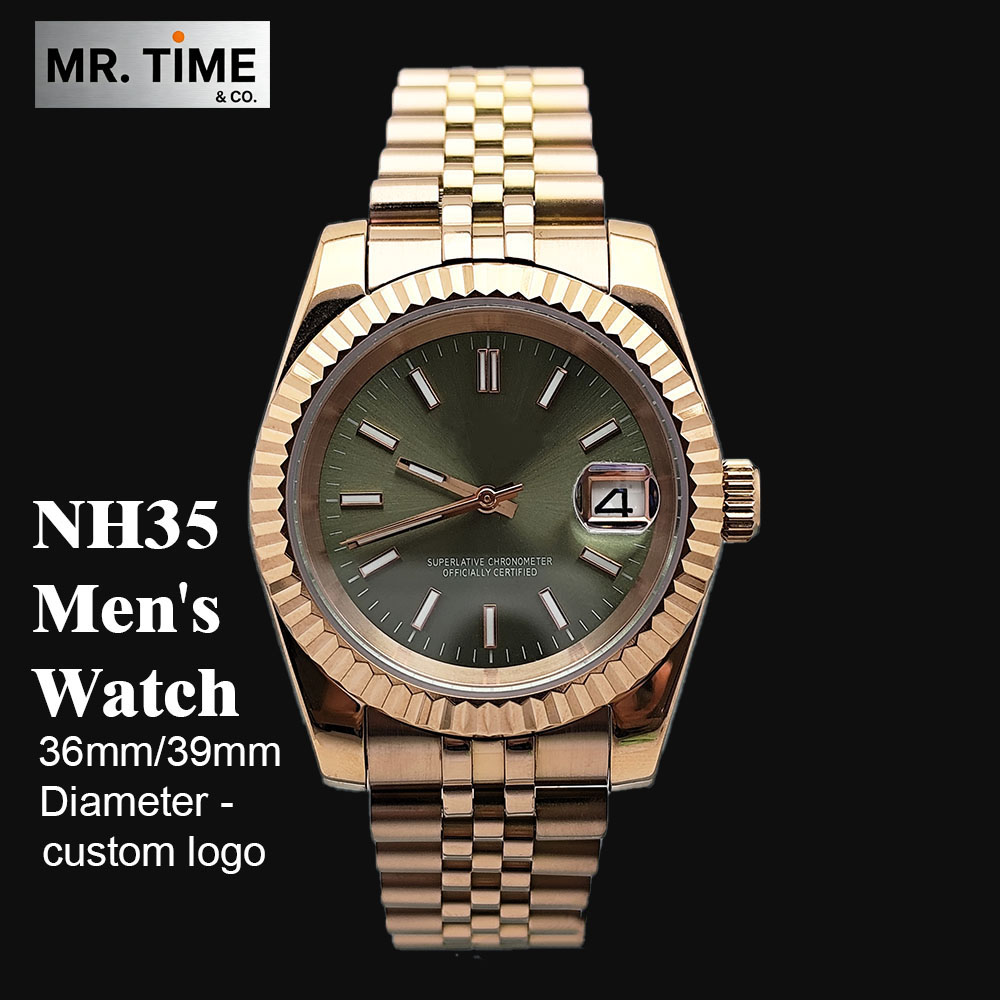 Cartier Watch Santos - NH35 Saat Erkek Saati Otomatik Mekanik