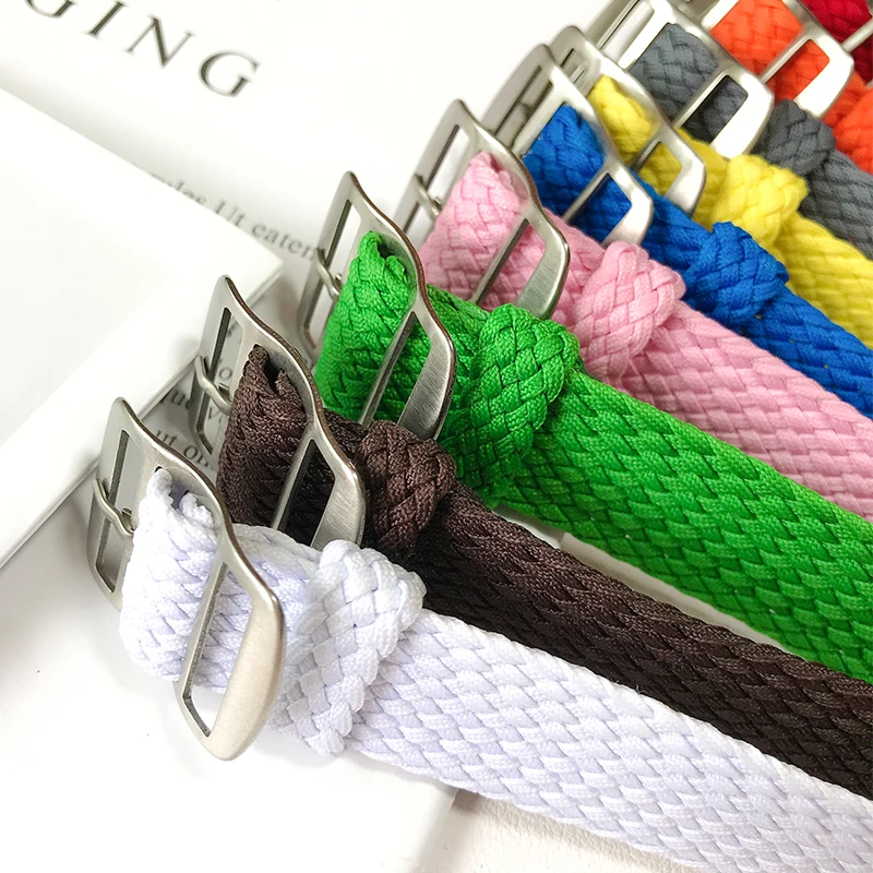 Perlon Strap Woven - Naylon saat kayışı Dokuma Kordonlu Saat