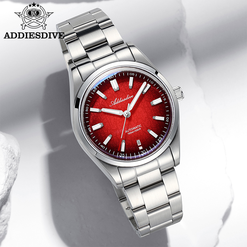 Stainless Bracelet Diver - ADDIESDIVE Hediye Için İzle 39mm Otomatik