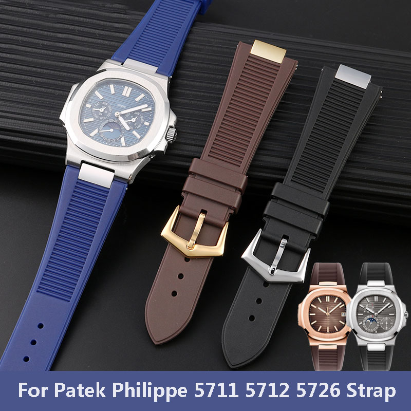 Patek Philippe Watch Nautilus - PP Patek Philippe Silikon Kemer +