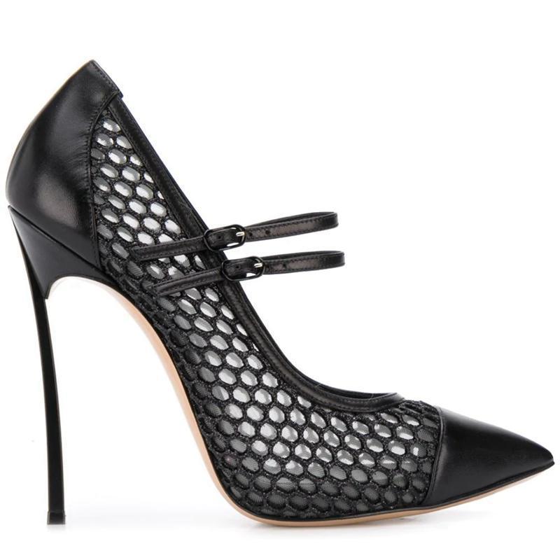 Seksi Fileli Patchwork Sivri B - Mesh Strap Metal incelemesi ve fiyatı