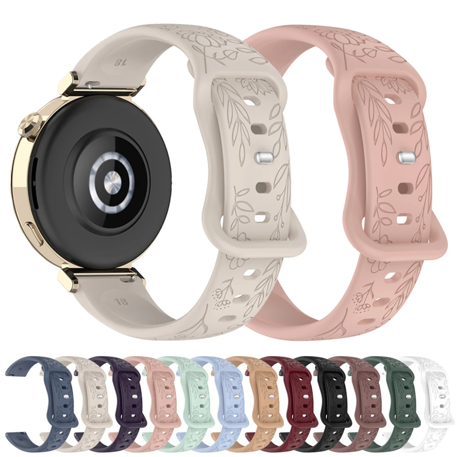 20 22mm 3D Çiçekli Silikon Kay - Silicone Watch Band 22Mm incelemesi ve fiyatı