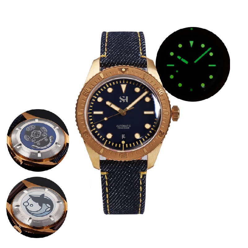 42mm bronz erkek izle mekanik  - Canvas Strap Watch incelemesi ve fiyatı