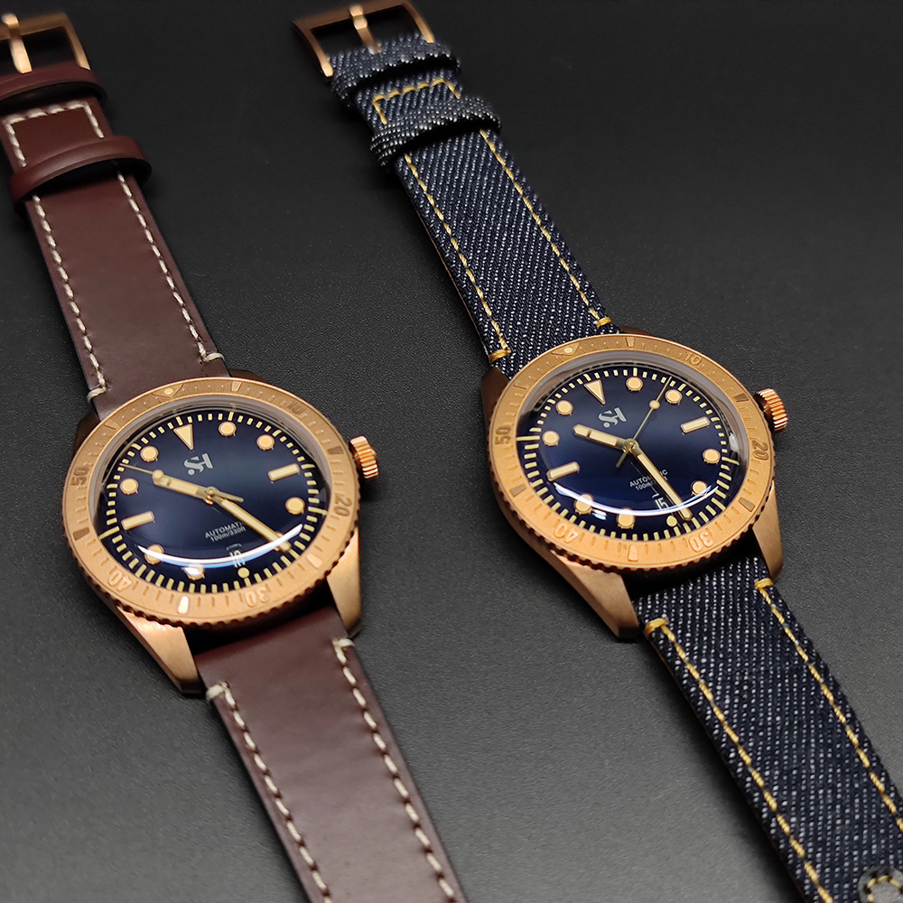 42mm bronz erkek izle mekanik  - Canvas Strap Watch incelemesi ve fiyatı