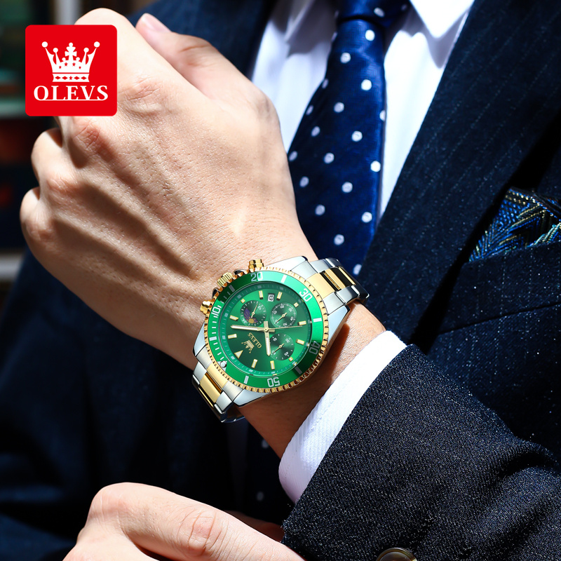 OLEVS 2870 Erkek Kol Saati Ay  - Rolex Watch Submariner incelemesi ve fiyatı