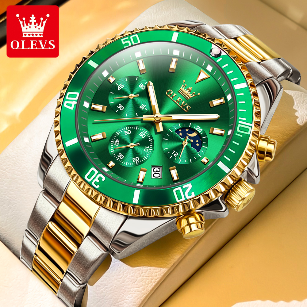 OLEVS 2870 Erkek Kol Saati Ay  - Rolex Watch Submariner incelemesi ve fiyatı
