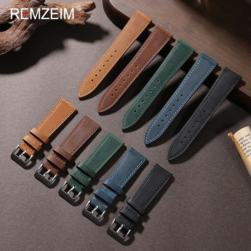 Çılgın at tutuşunu deri izle S - Leather Strap Quick Release incelemesi ve fiyatı
