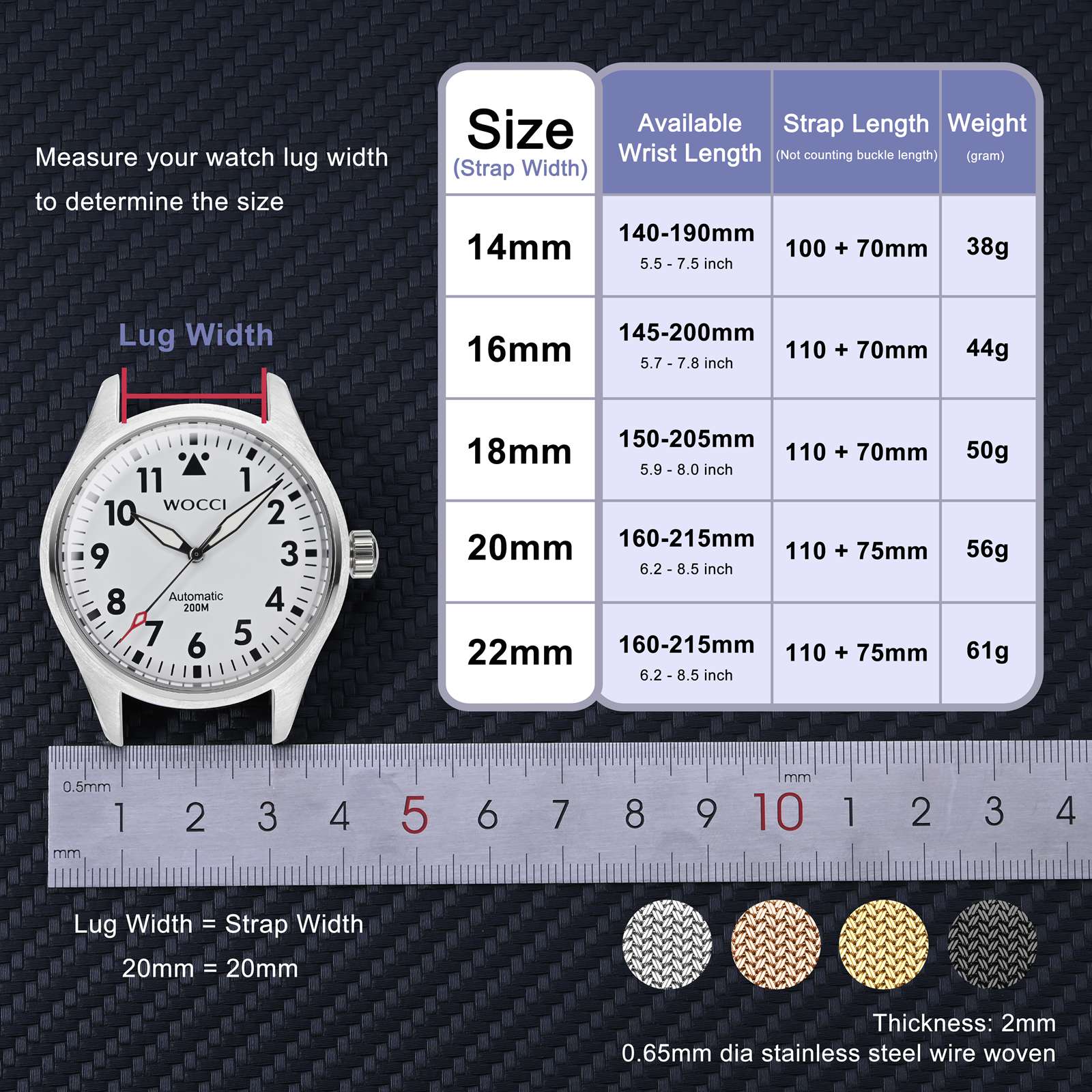 WOCCI Elite Metal Saat Kordonu - Mesh Strap Metal incelemesi ve fiyatı