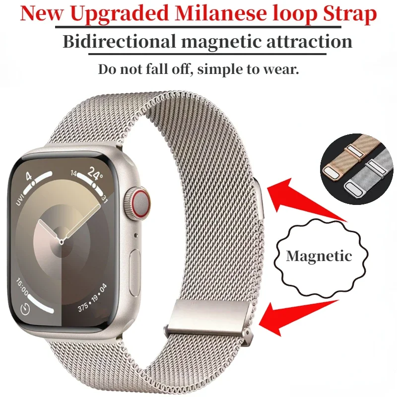 Apple Watch Kordonu için Milan - Milanese Loop Magnetic incelemesi ve fiyatı