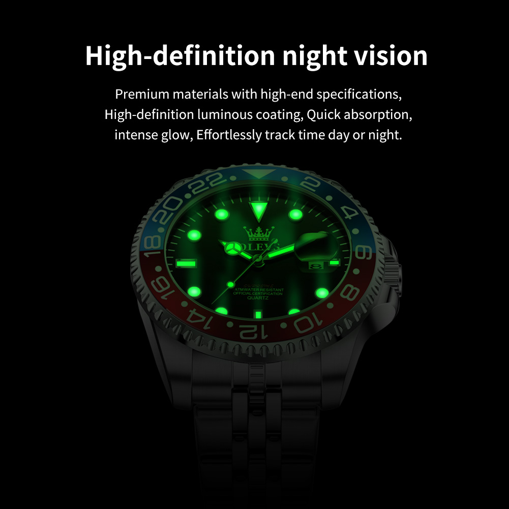 OLEVS 5657 Erkek Saati Orijina - Rolex Watch Submariner incelemesi ve fiyatı