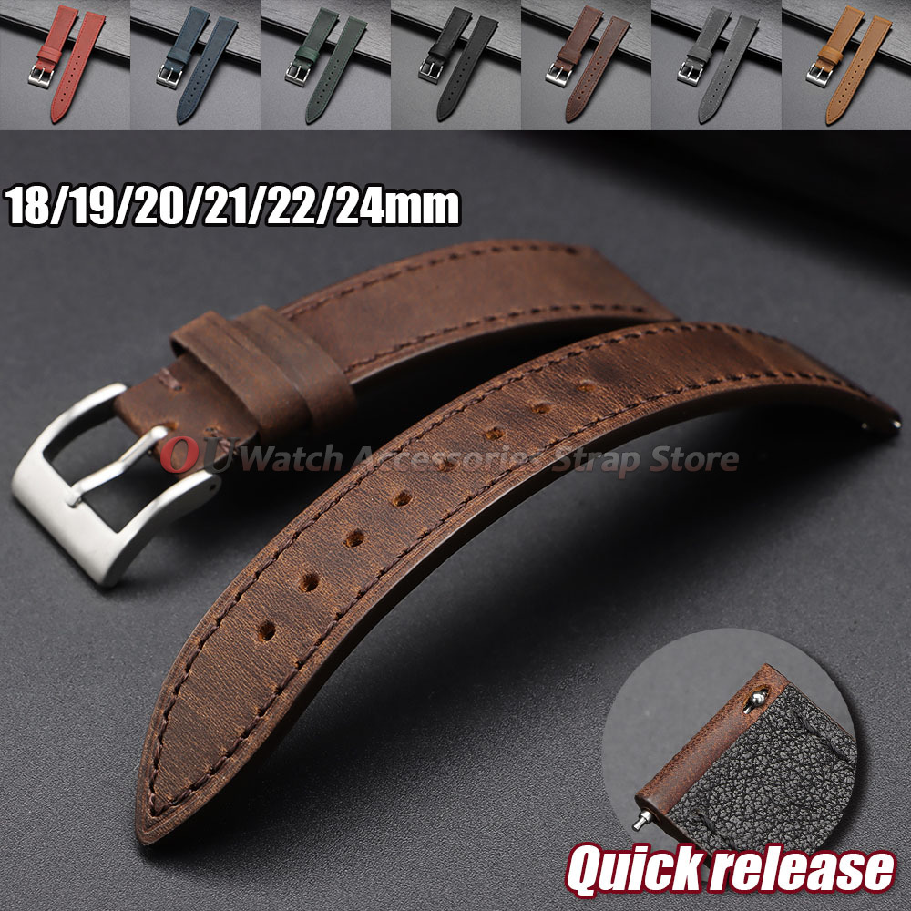 18mm 19mm 20mm 21mm 22mm 24mm  - Leather Strap Quick Release incelemesi ve fiyatı